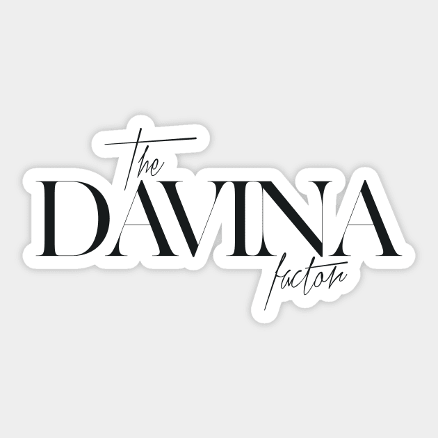 The Davina Factor Sticker by TheXFactor